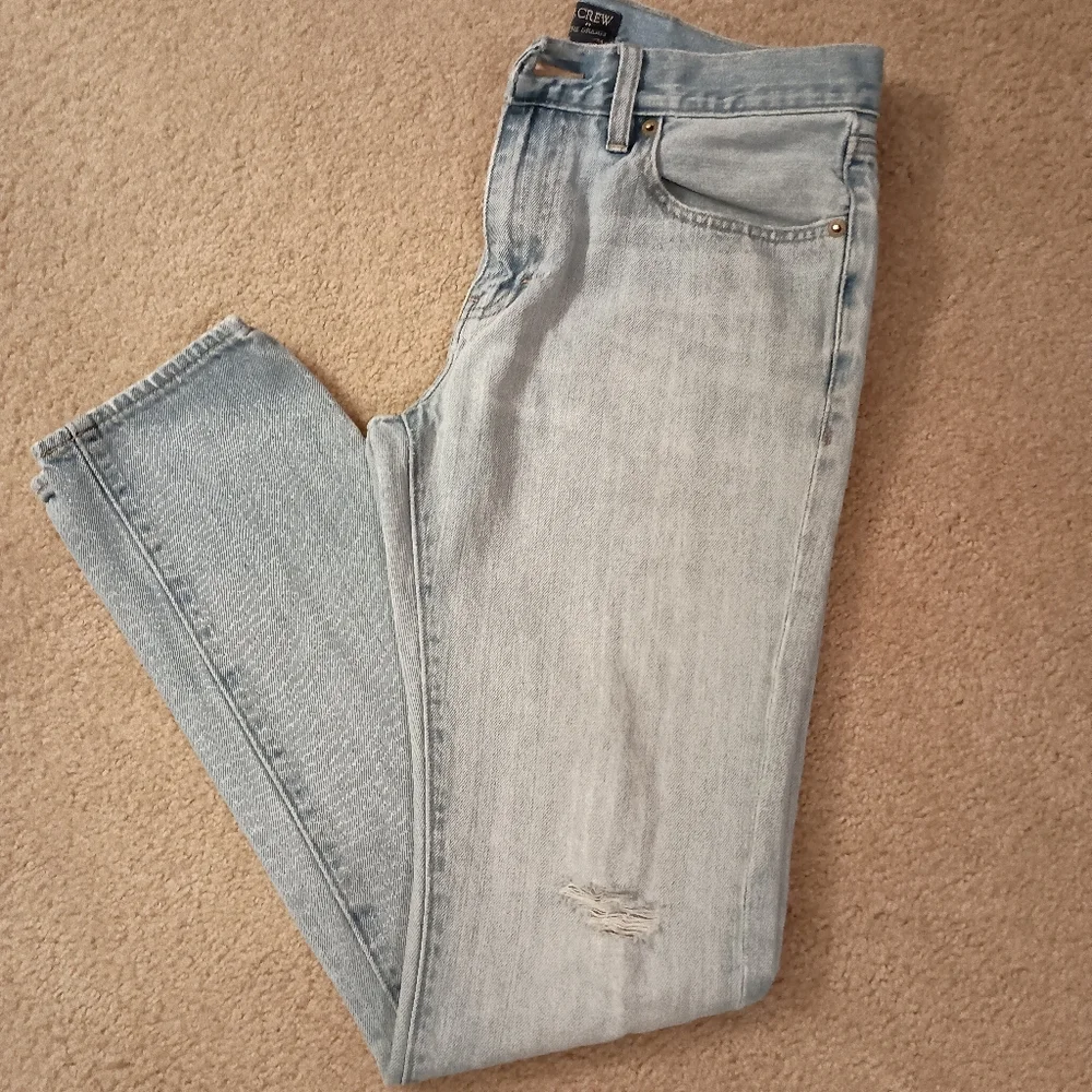 J Crew The Driggs Mens Distressed Jeans 29X32 Y2K Grunge‎ Western Streetwear